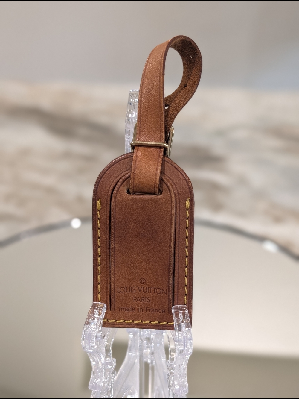 Louis Vuitton Vachetta Luggage Tag